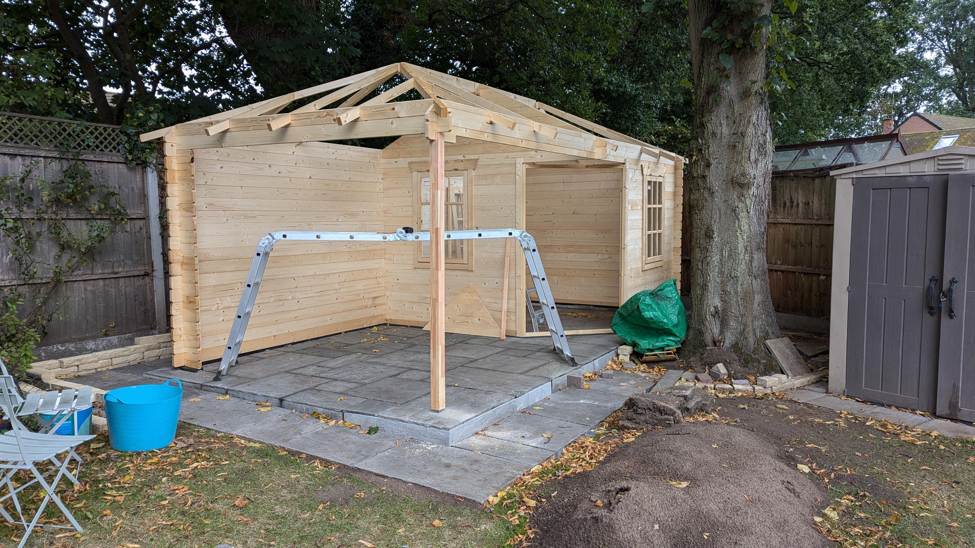 summerhouse part built